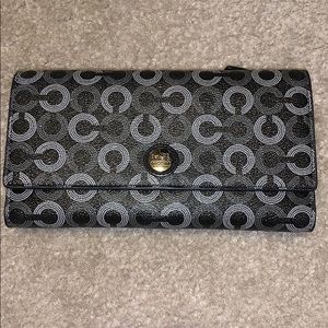 Coach wallet with matching check book cover